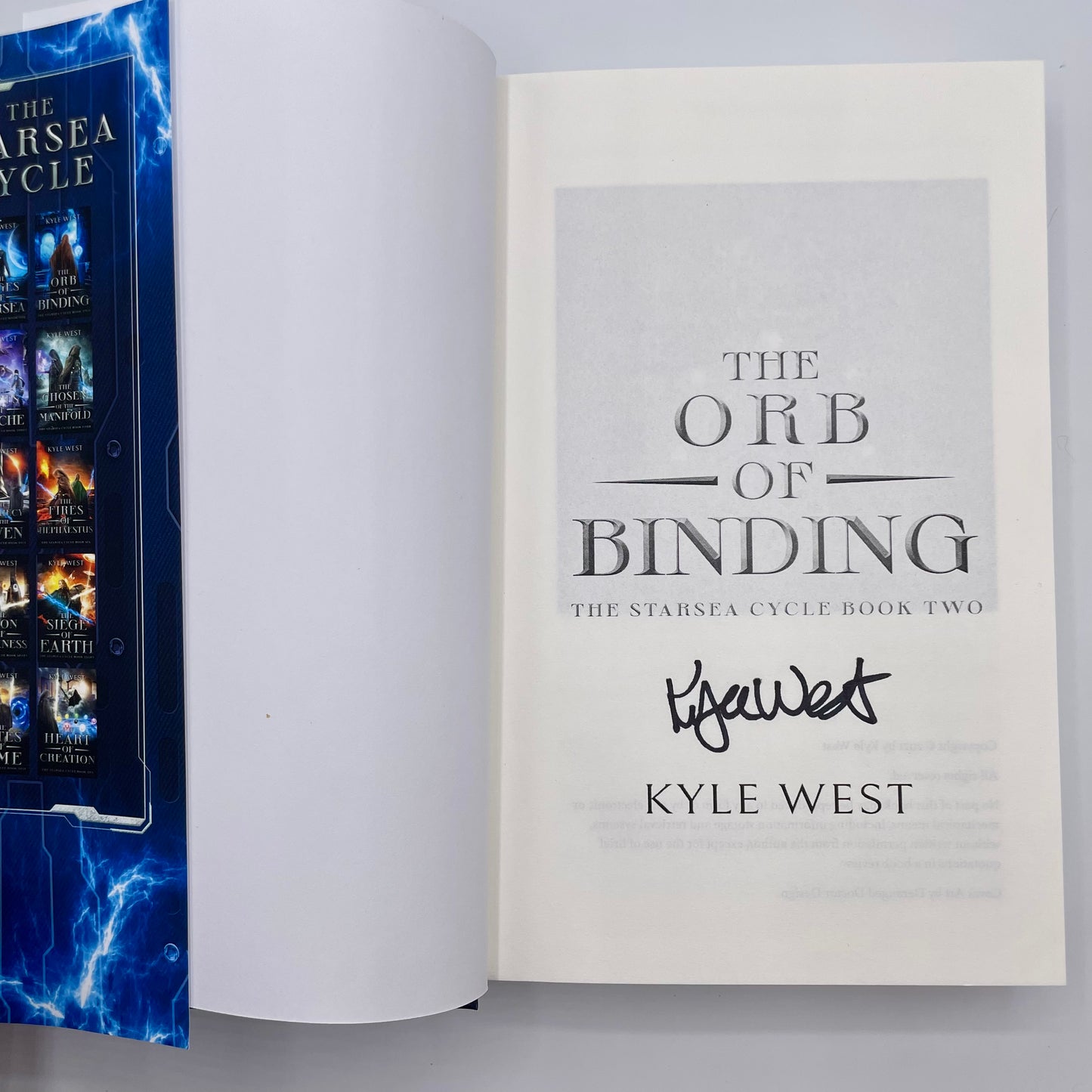 The Orb of Binding (Signed Hardback)