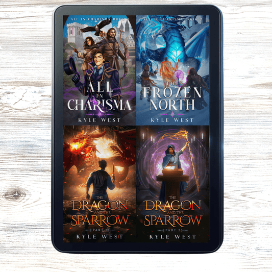 All in Charisma: Books 1 - 2 + The Dragon and the Sparrow (Exclusive Bundle) - Kyle West Books