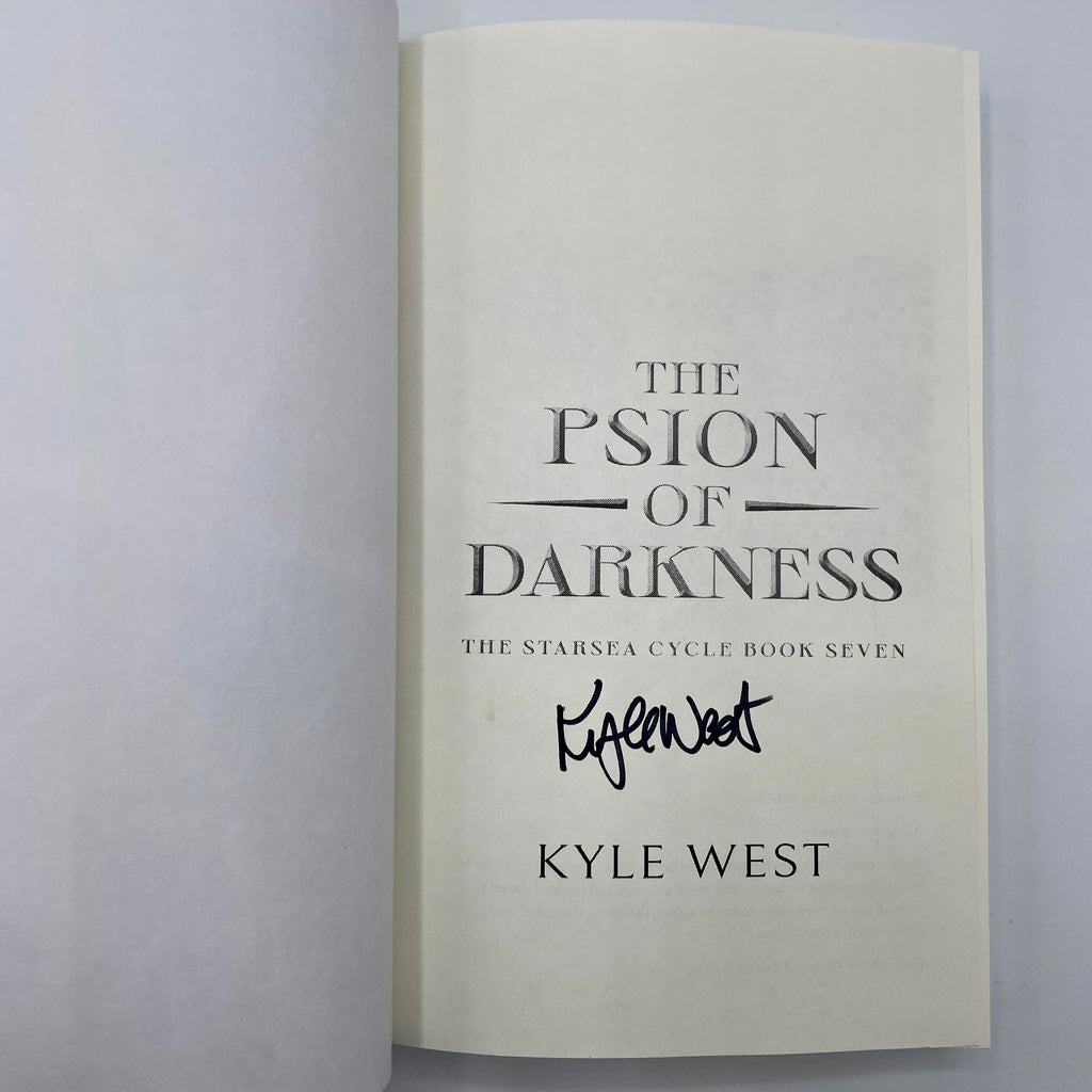 The Psion of Darkness (Signed Paperback)