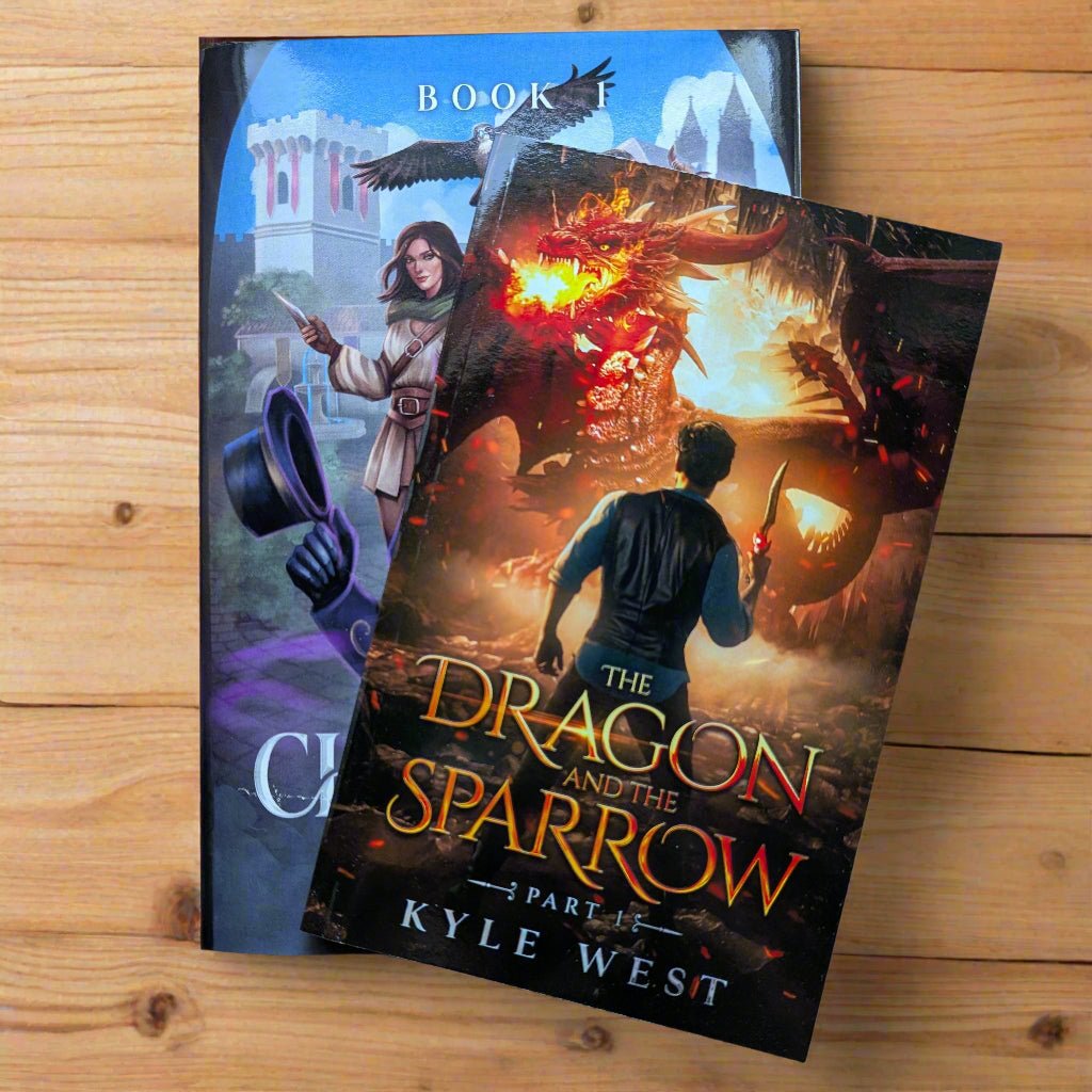 All in Charisma (Signed Hardback Edition with Dust Jacket) + The Dragon and the Sparrow Novella - Kyle West Books