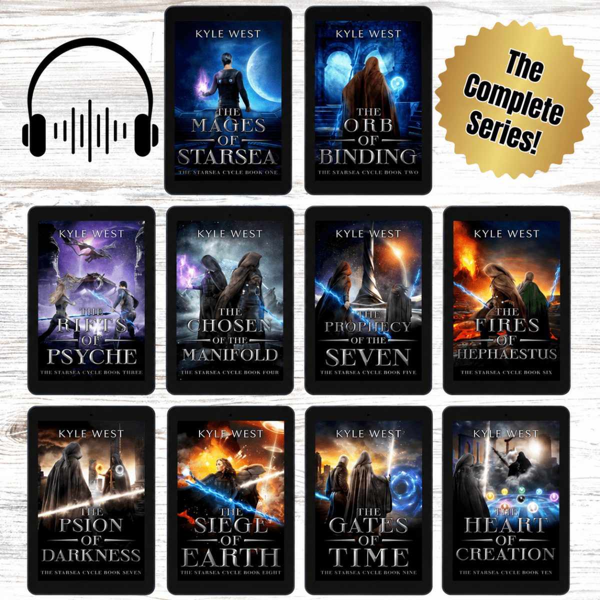 The Complete Starsea Cycle Series (Audiobooks 1-10) - Kyle West Books