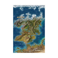The Continent of Serenthel — Official Map from the All in Charisma Series - Kyle West Books