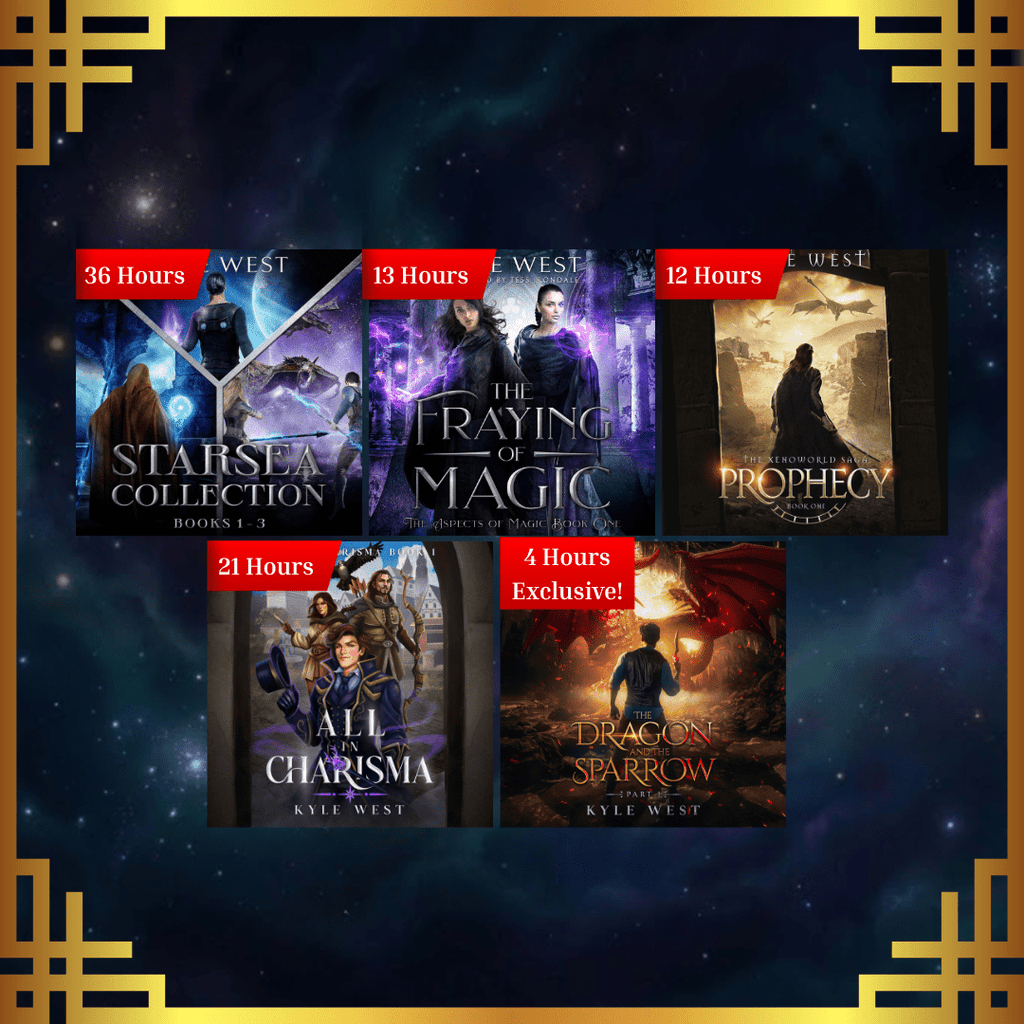 The Kyle West Starter Library: 86 Hours Across Five Sci - Fi, Fantasy & LitRPG Audiobook Series - Kyle West Books