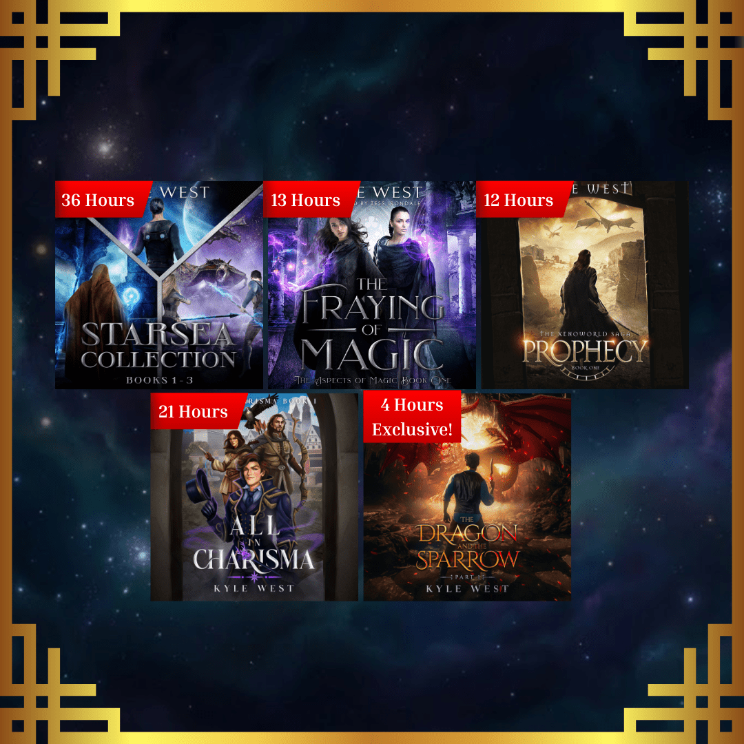 The Kyle West Starter Library: 86 Hours Across Five Sci - Fi, Fantasy & LitRPG Audiobook Series - Kyle West Books