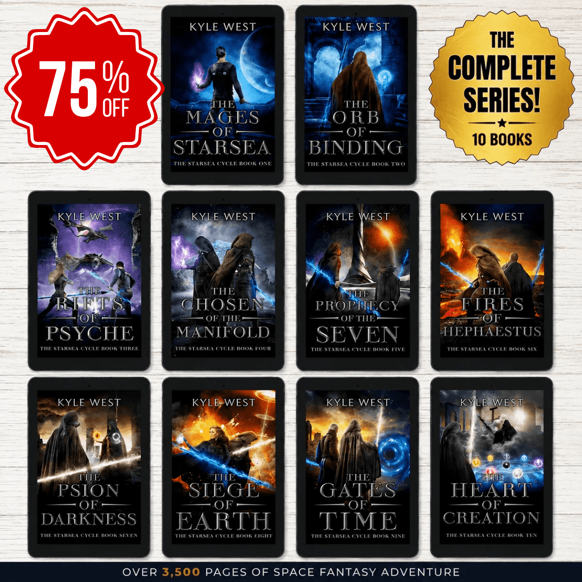The Ultimate Starsea Cycle Collection (E-books 1-10) - Kyle West Books