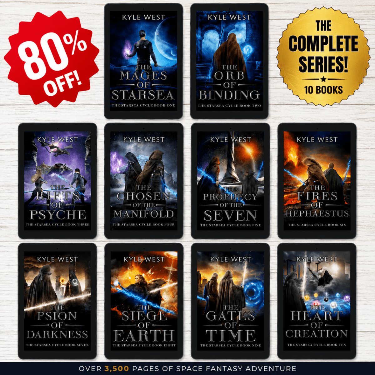 The Ultimate Starsea Cycle Collection (E-books 1-10) - Kyle West Books
